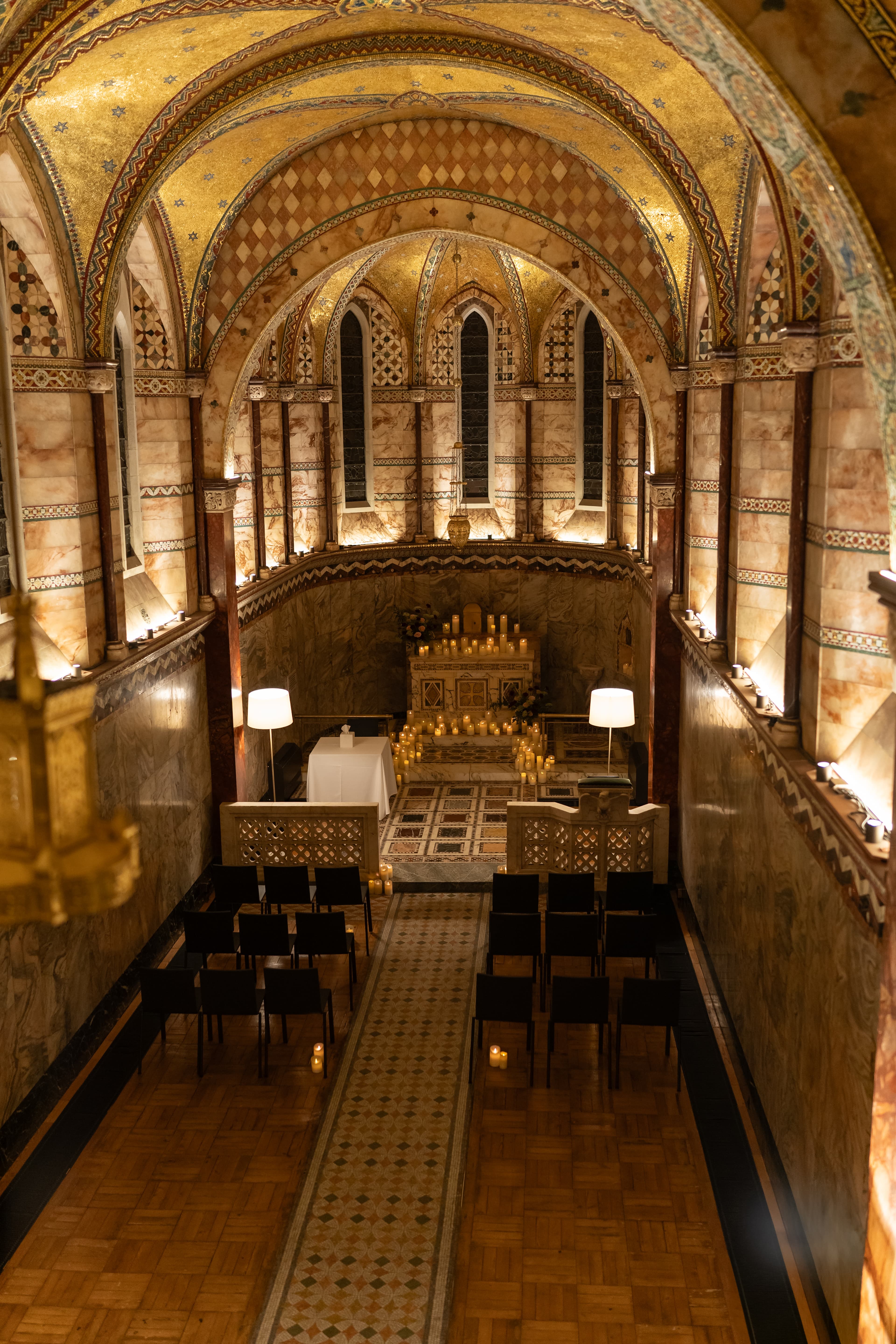 Birds eye view of wedding reception table setting - follow @thelucks.photography on Instagram