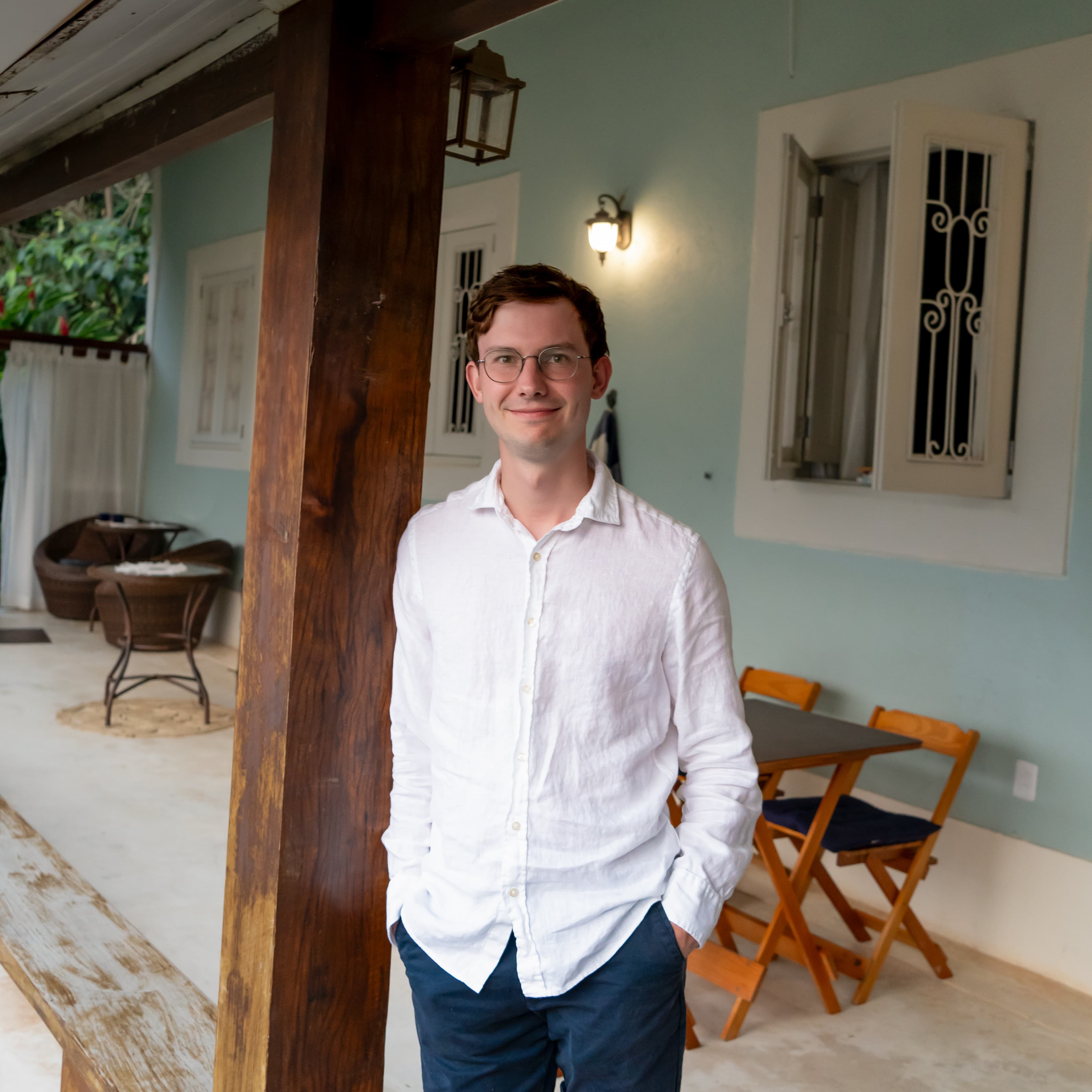 Professional portrait of Joe Luck, wedding photographer and co-founder of The Lucks photography