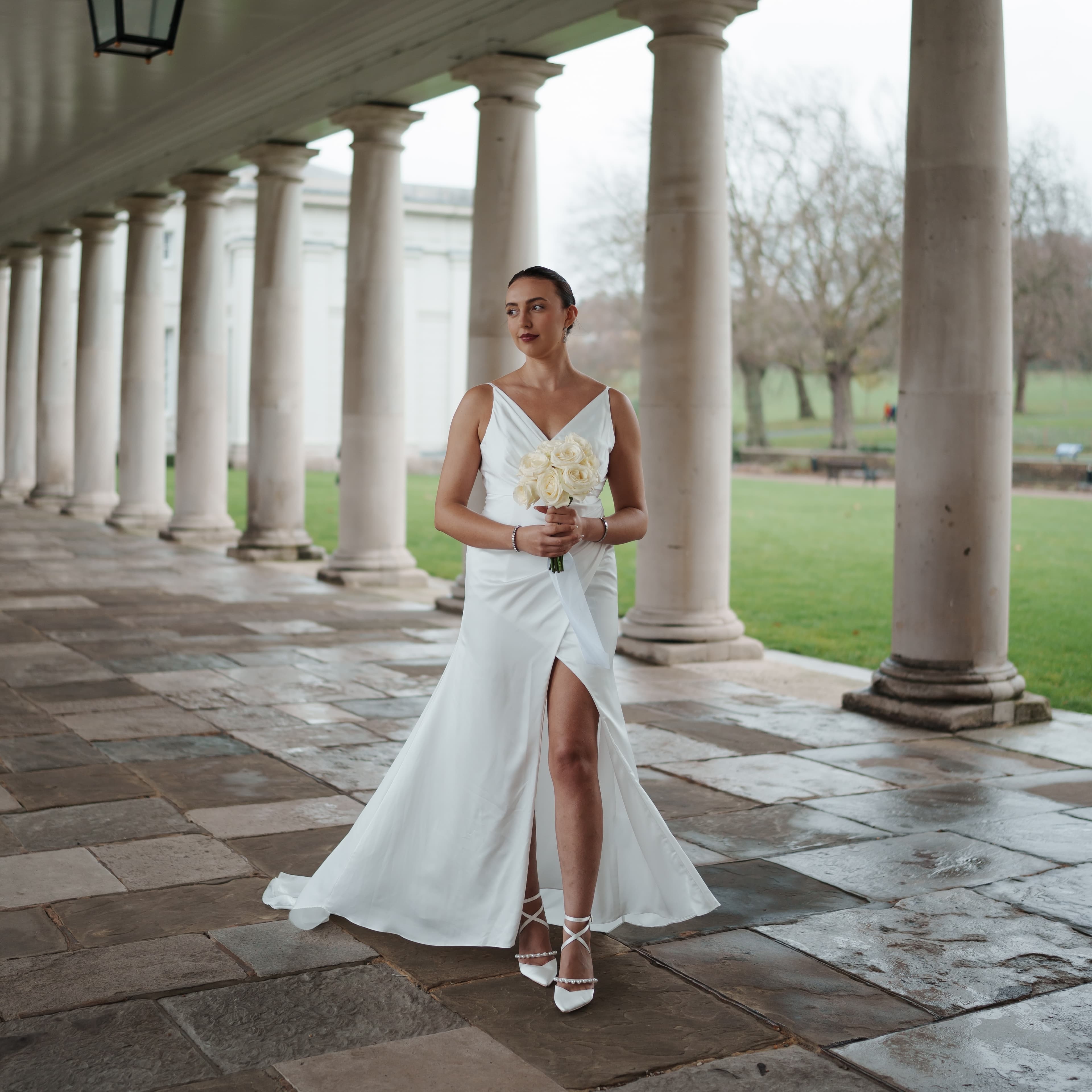 Birds eye view of wedding reception table setting - follow @thelucks.photography on Instagram